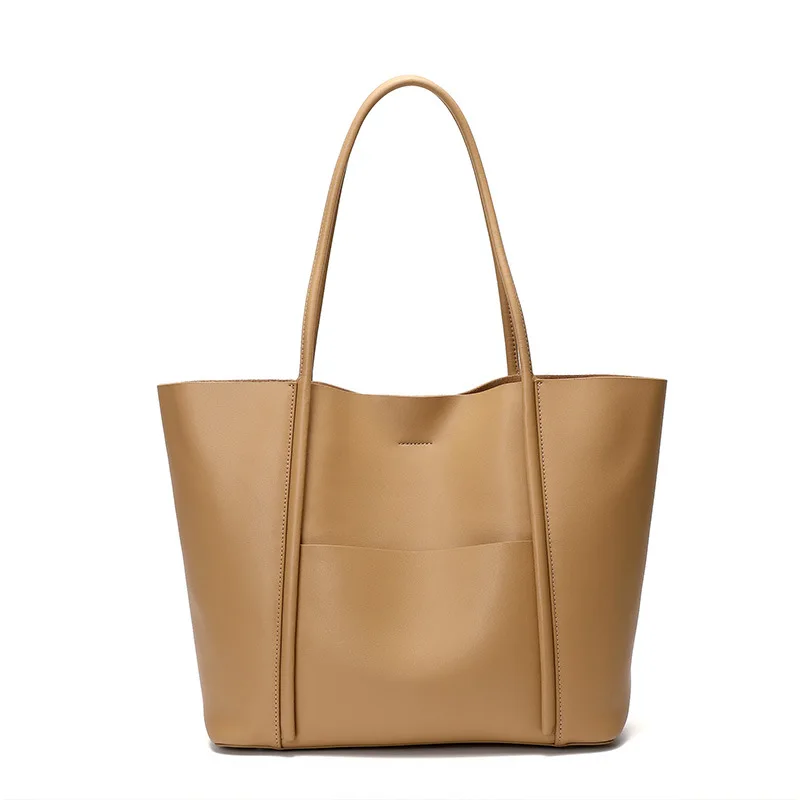 

High Quality Women Bag Large Capacity Shoulder Bags Genuine Leather Handbags and Purse Female Retro Tote Bags sac a main femme