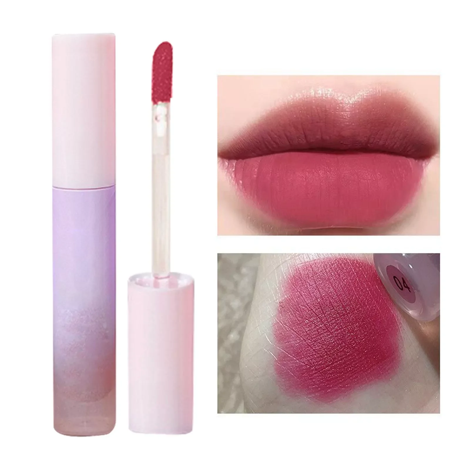 

NEW2023 Gift For Girls Daily Cosmetics Products Lipstick With Lip Makeup Velvet Long Make up Spatulas to Get Last Fancy Lip Glos
