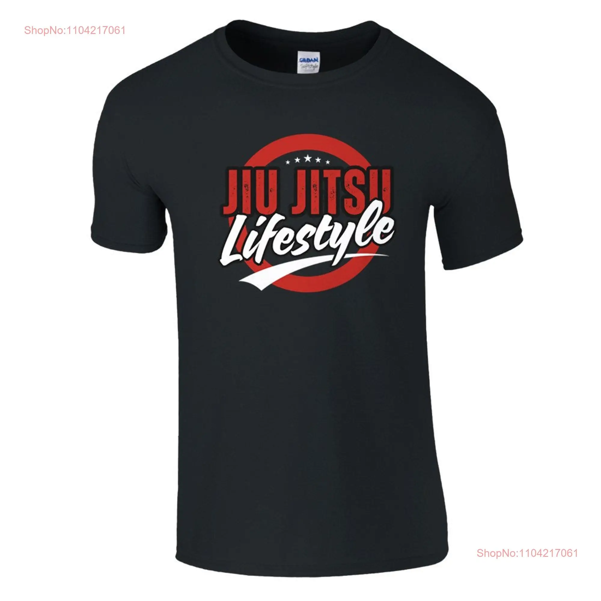 Джиу-джитсу Lifestyle Черная футболка с длинными или короткими рукавами