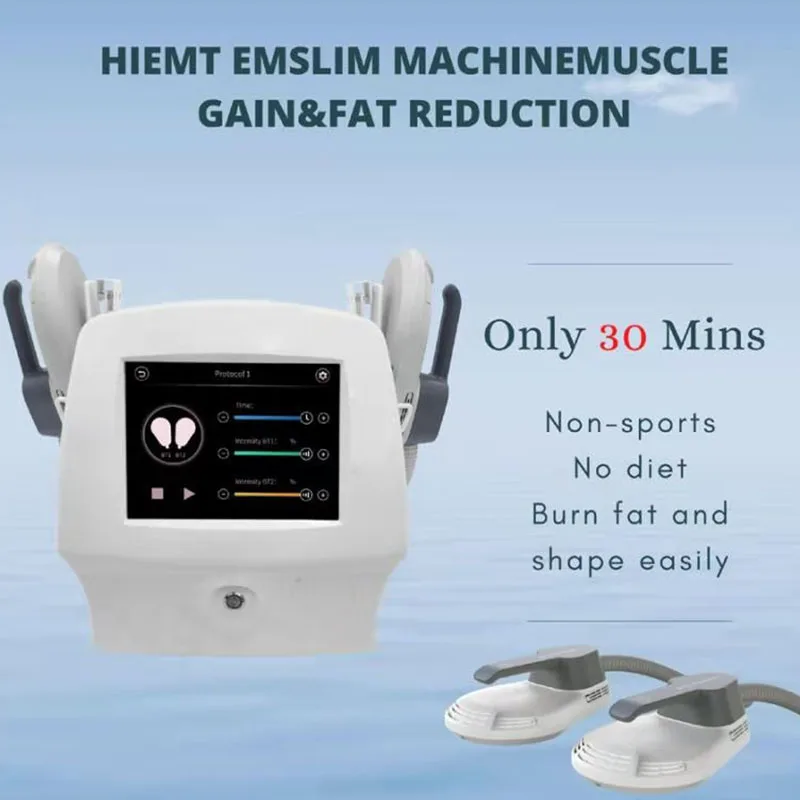 

EMSlim портативная электромагнитная машина для тренировки мышц, удаления жира, похудения, подтяжки ягодиц, скульптор тела