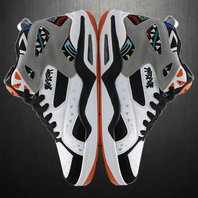 

High-top Men's Shoes Casual Flat Shoes Breathable Comfortable Non-slip Autumn Outdoor Classic Wear-resistant Sports Shoes