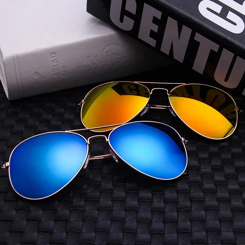 Blue pilot clear women luxury brand design eye sun glasses 2018 ladies vintage retro R3025 girls Aviation men sunglasses