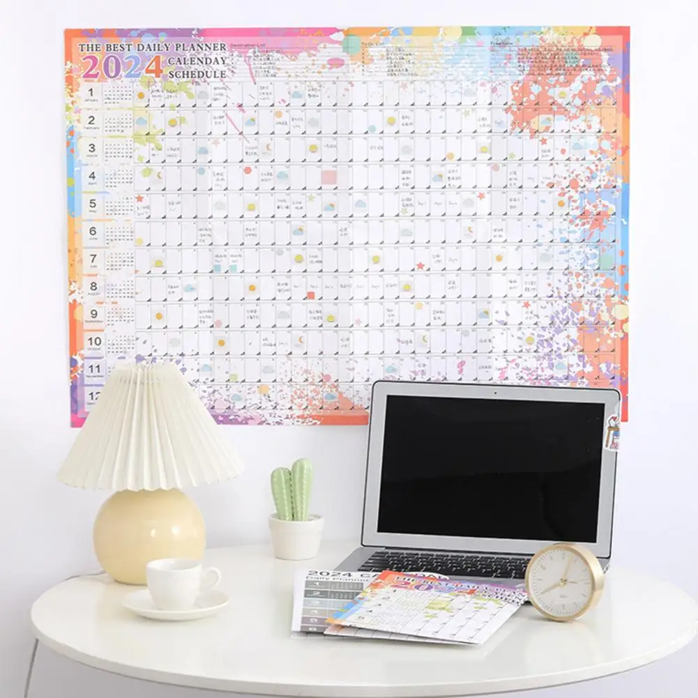 1 Набор, 2024 год, календарь, планировщик на 2024 год, настенный ...