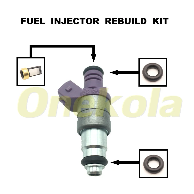 

Fuel Injector Service Repair Kit Filters Orings Seals Grommets for Lada Volga ZMZ6354 UAZ3160 ZMZ 6354