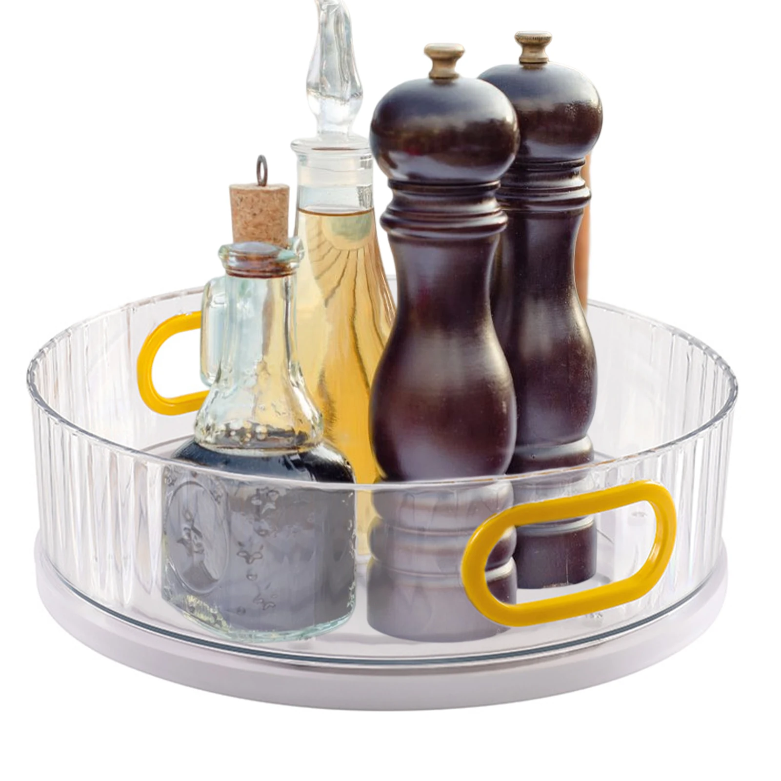 

Rotating Spice Rack 360 Degree Revolving Spice Cabinet Organizer Rack Pantry Kitchen Seasoning Turntable Organizer Bathroom