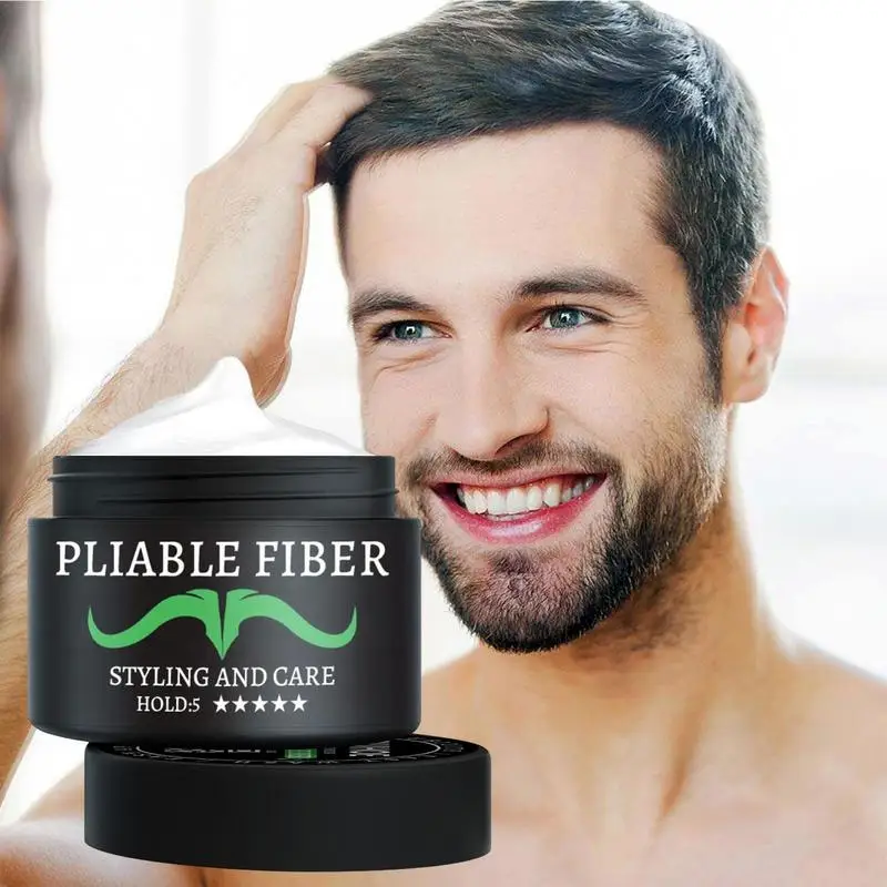 

Гель-помада для укладки волос, стойкая фибровая помада, на водной основе, сильное удержание коротких волос, крем для мужчин и женщин