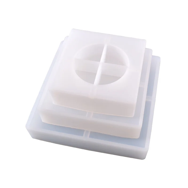 

2022 New DIY Round Ashtray Smoking Accessories Handmade Ashtray Resin Epoxy Silicone Mould for Tray Mold