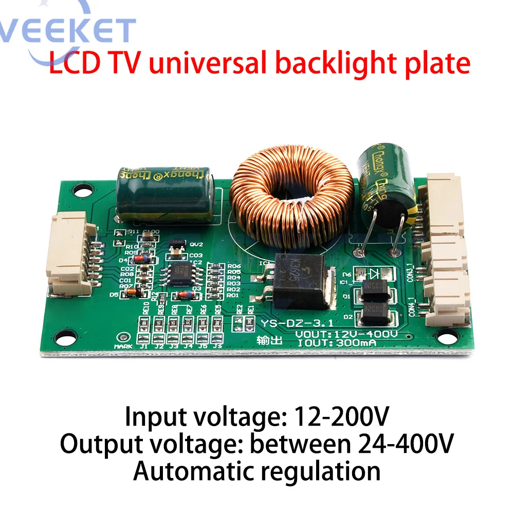 

DC12-200V LED LCD TV Backlight Constant Current Driver Board Wide Voltage Input Boost Adapter Board For 14"-65" LED LCD TVs
