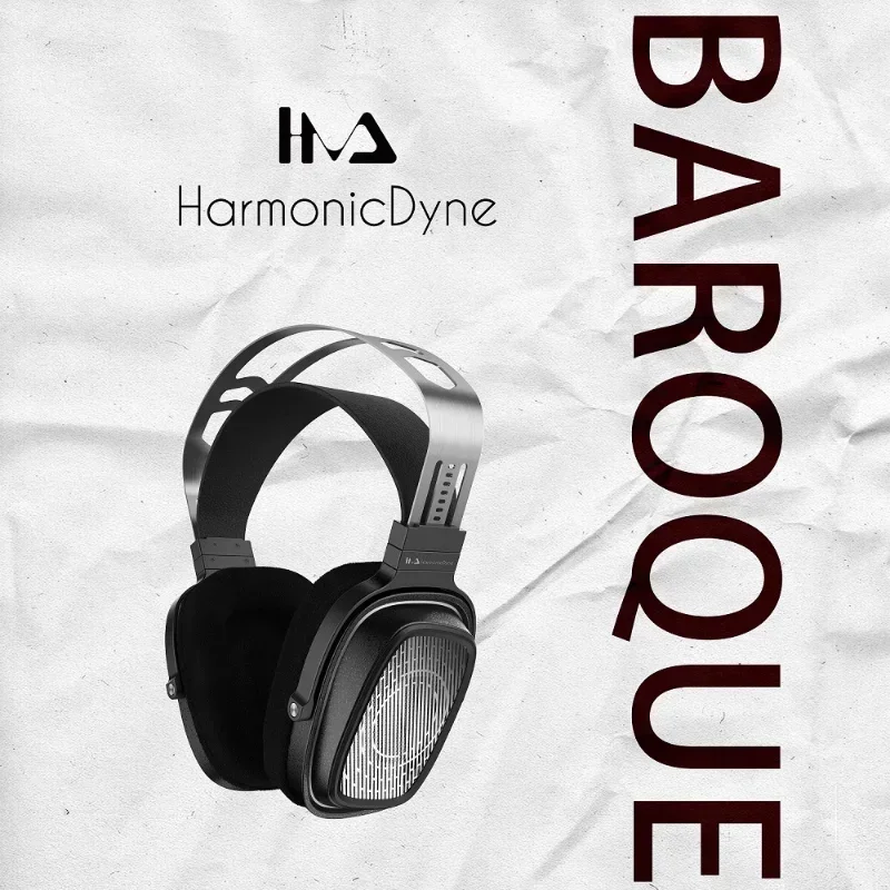 Фото ГармоникДинь 60 мм керамико-металлическая диафрагма BAROQUE HIFI наушники премиум-класса №2