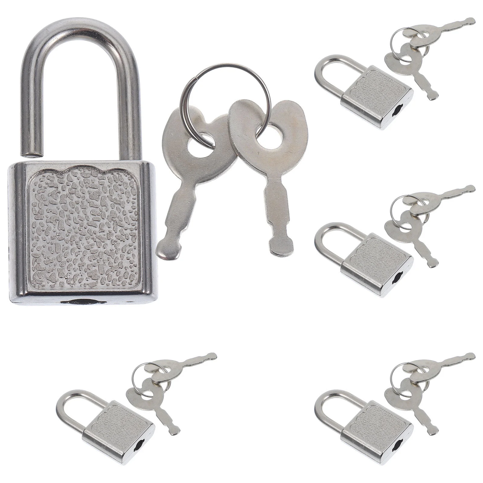 

5 Sets Treasure Lock Suit For Kids Small Locks Key Toy Box Plastic Wooden Funny Padlocks Toys Child