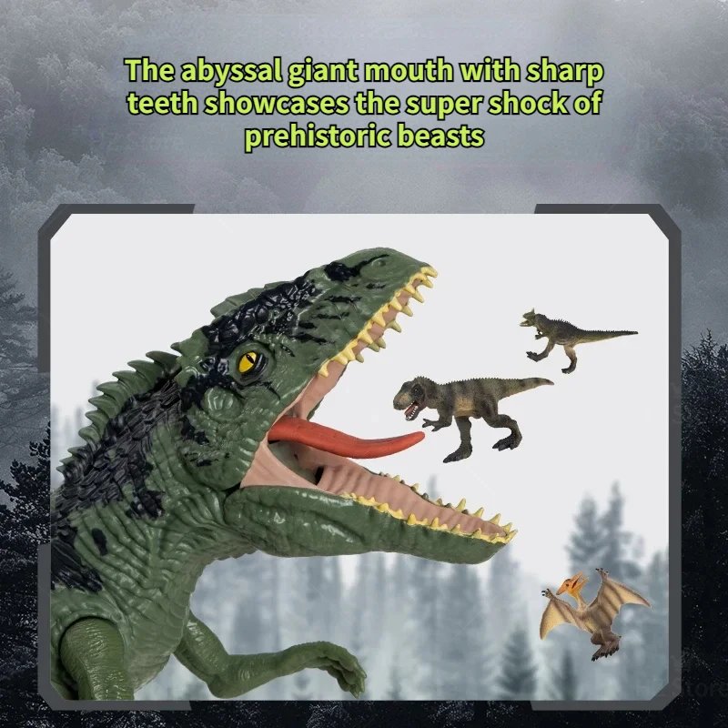 Фото Мир Юрского периода Dominion Strike N Roar Giganotosaurus Игрушка-динозавр с ярким движением, звуком и световым эффектом, детский подарок на день рождения №4