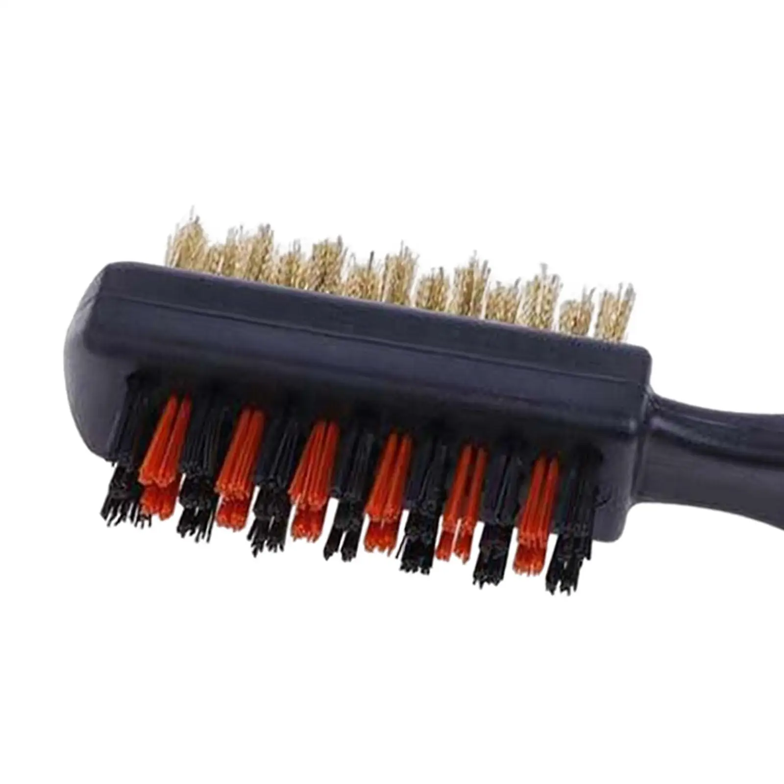 

Dual Sided Club Brush Groove Cleaner Tools Portable with Carabiner Cleaning Brush for Irons Balls Shoes