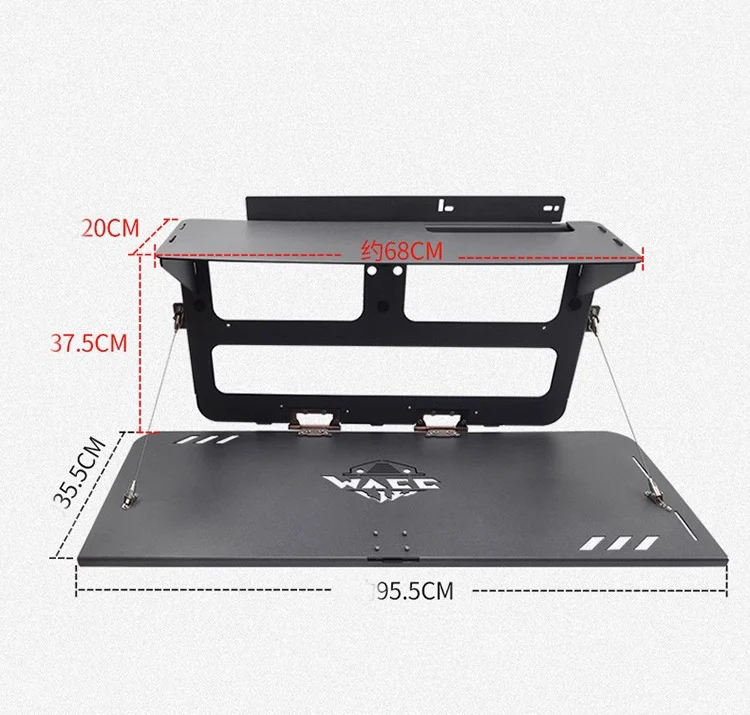 

Набор для багажника Mitsubishi Montero Pajero 4, стол для багажника, аксессуары для внедорожников, модуль Складного Столика для задней двери V97V93V87
