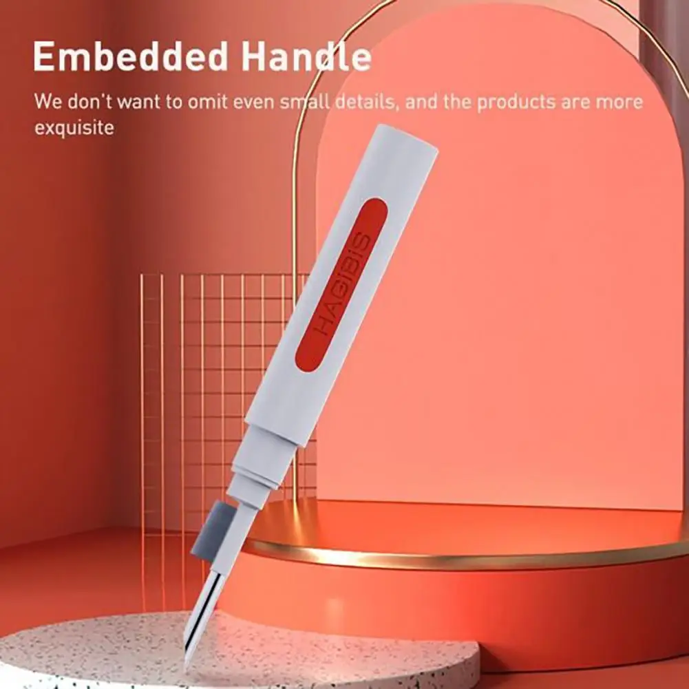 

Reusable 1 Set Unique Universal Detachable Keyboard Brush 2 Colors Keyboard Cleaning Brush Durable for Daily Use