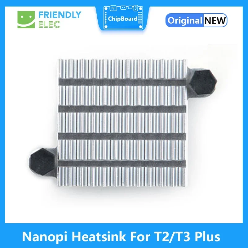 Алюминиевый радиатор Nanopi с отверстиями для ушей подходит NanoPC-T2/ NanoPC-T3 30*28*15 мм