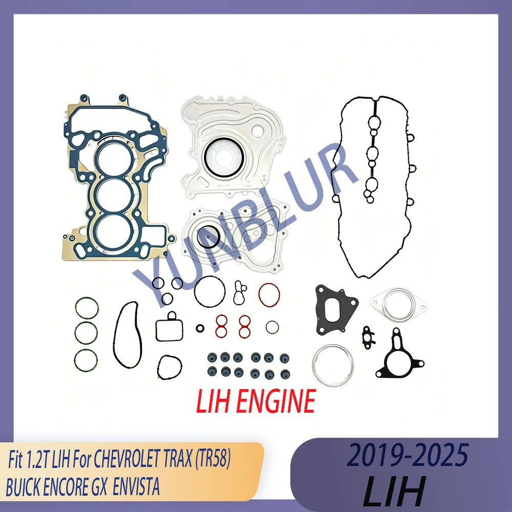 Фото Полный комплект прокладок двигателя для 1.2 L T Gas L4H LIH F12 19-25 для CHEVROLET ONIX TRACKER TRAX BUICK ENCORE GX ENVISTA OPEL VAUXHALL №2
