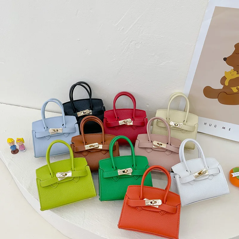 Parent-child Bag 2022 New Candy Color Mini Platinum Shoulder Bag Western Style Little Girls Mini Purse Messenger Bag HandBags