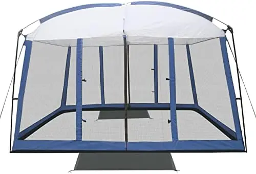 

Expressions 11' x 9' Screen Tent - Blue Screen House for Backyard, Camping, Picnics and Tailgating - 914891
