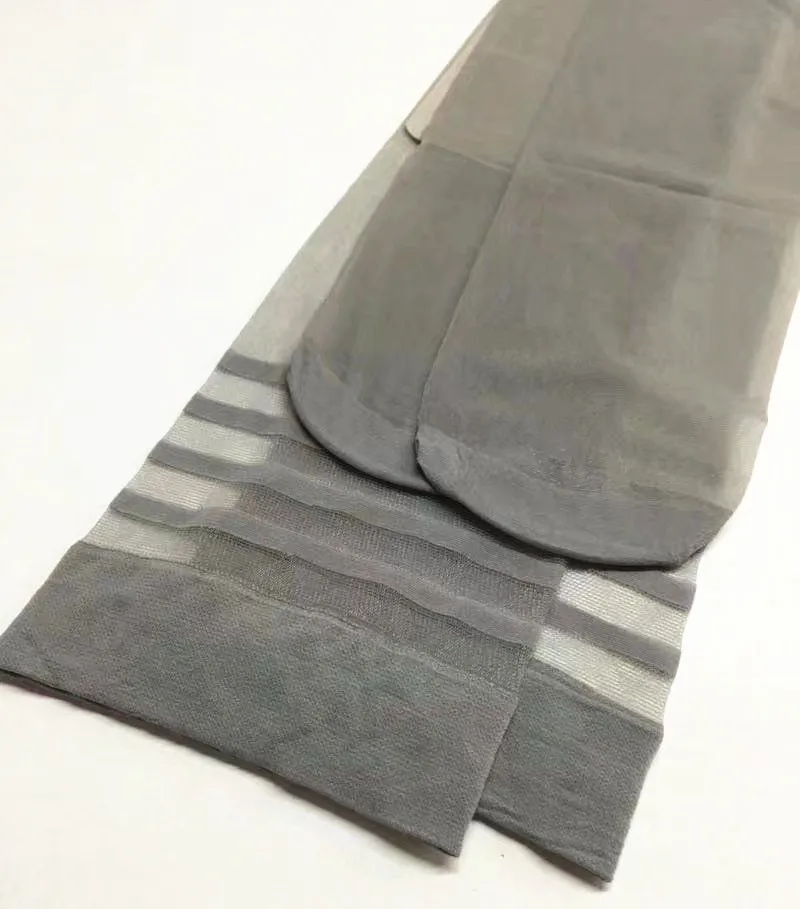 Jeseca размера плюс женские сексуальные чулки полосатые черные белые кожаные