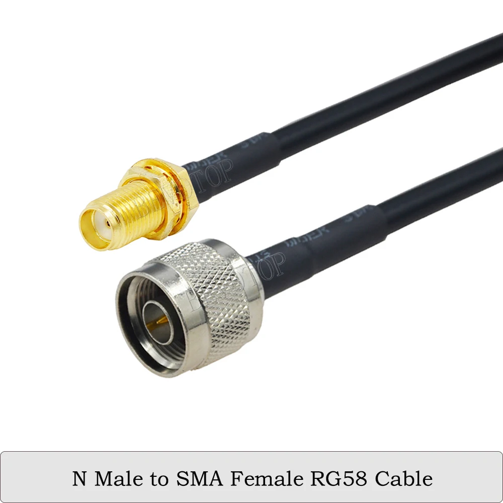 Новый коннектор RG58 L16 N папа-папа SMA RPSMA папа 50-3 обжимной соединитель для