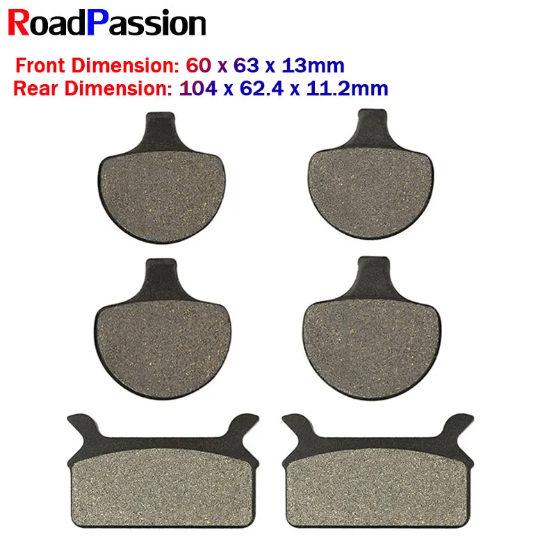 

Motorcycle Accessories Front Rear Brake Pads Disks For HARLEY FLHR FLHRCI 1994-1999 FLT FLHT FLHTCI 1986-1999