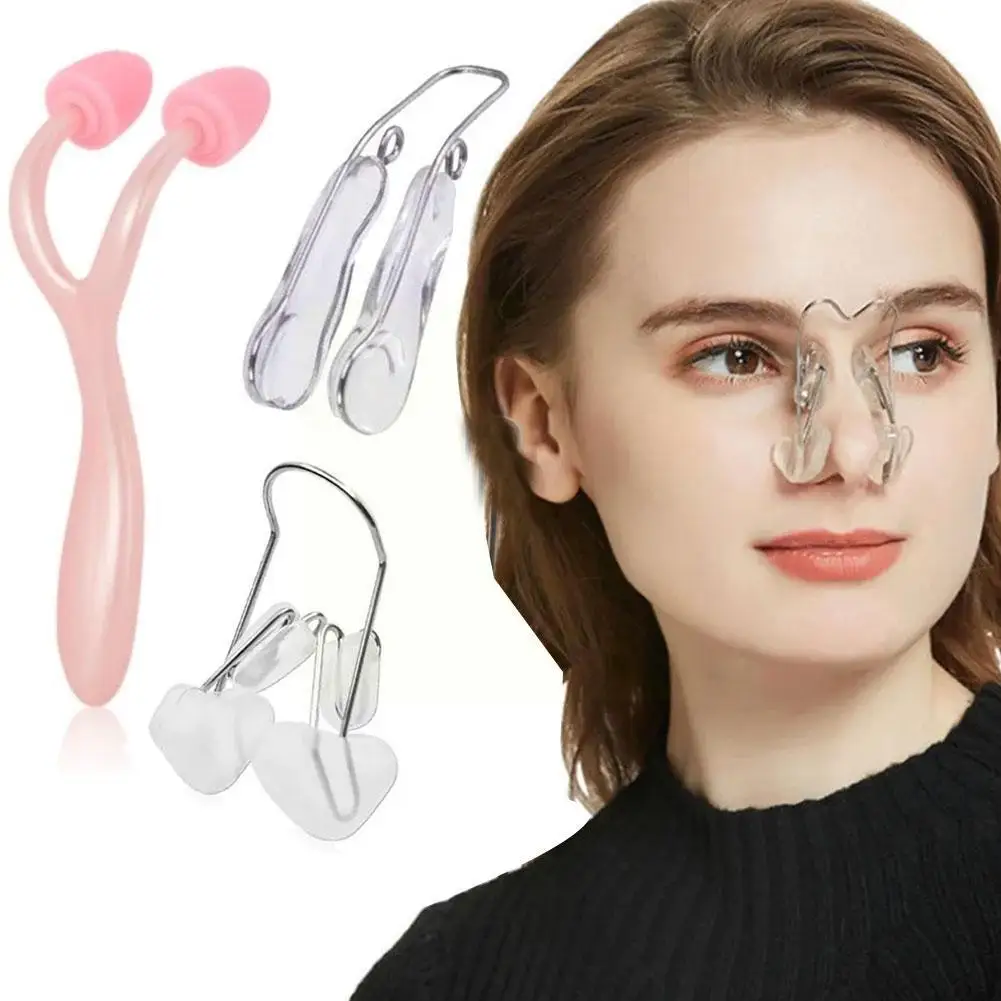 

1PCS Silicone Nose Clip Shaper Nose Up Reducer Lifter Nose Beauty Shaping Corrector Bridge Massager Improve Accessories Too E3V4