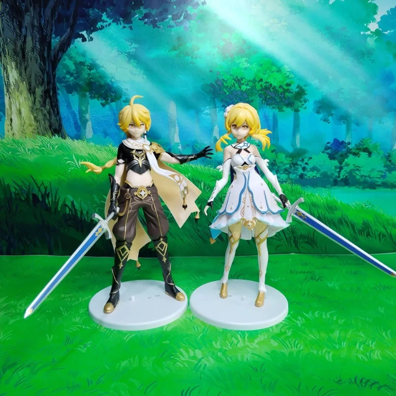 

Новинка 18 см аниме Genshin ударопрочная фигурка Барбара этера люмин ПВХ экшн-фигурка коллекционные украшения коллекционные куклы игрушки