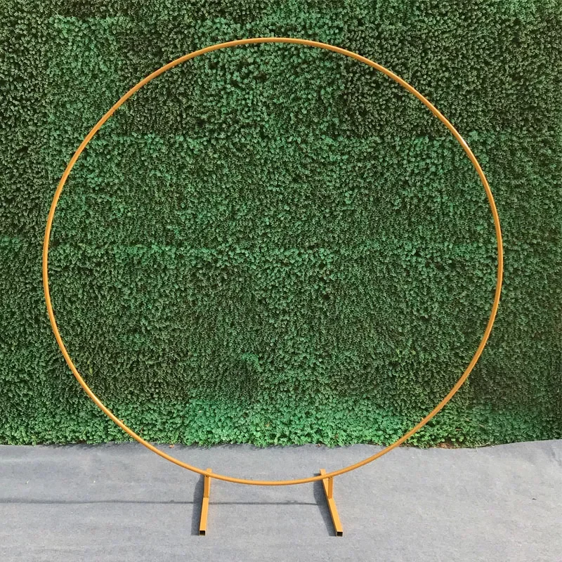 

Iron Round Metal Arch Garden Balloon Flower Arch Indoor and Outdoor Wedding Birthday Party Decoration Arch Flower Wall Shelf