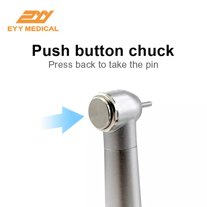 EYY Dental LED High Speed Handpiece Self-powered Air Turbine Dental Handpiece Standard 2/4Holes with a Cartirdge Rotor