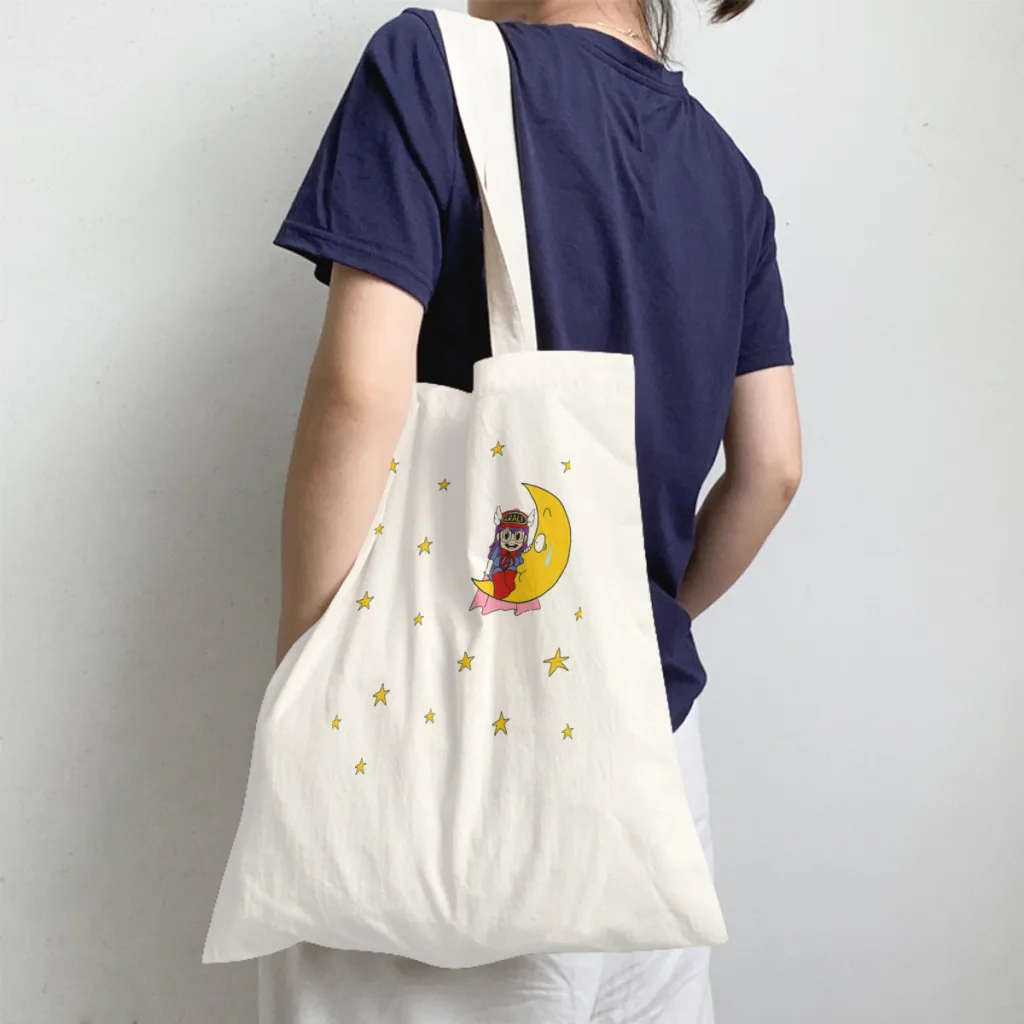 

Arale MoonHandbag Dr Slump Japanese Manga Shoulder Canvas Bag Unisex Pocket Double Print Shopper HandBag Vintage Pouch Tote Bag