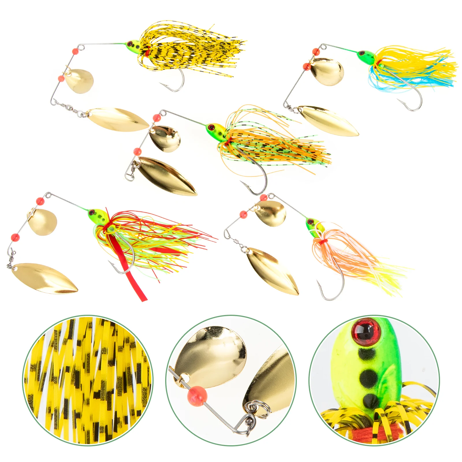 

Fishing Lures Artificial Resistant Saltwater Supplies Baits Colored Bait Lure Wear Professional Fake Alloy Equipment Accessory
