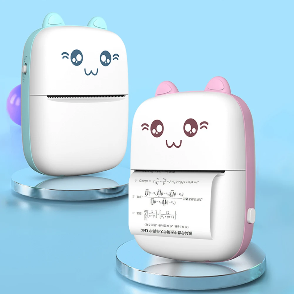 Мини-термопринтер портативный карманный с поддержкой Bluetooth 200 точек/дюйм 57 мм |