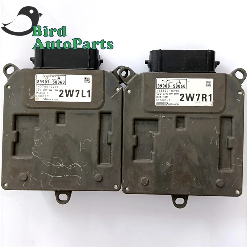 Оригинальный модуль управления передней фары 2W7L1 89907-58060 2W7R1 89908-58060 для Toyota Lexus VELLFIRE 8990758060 8990858060