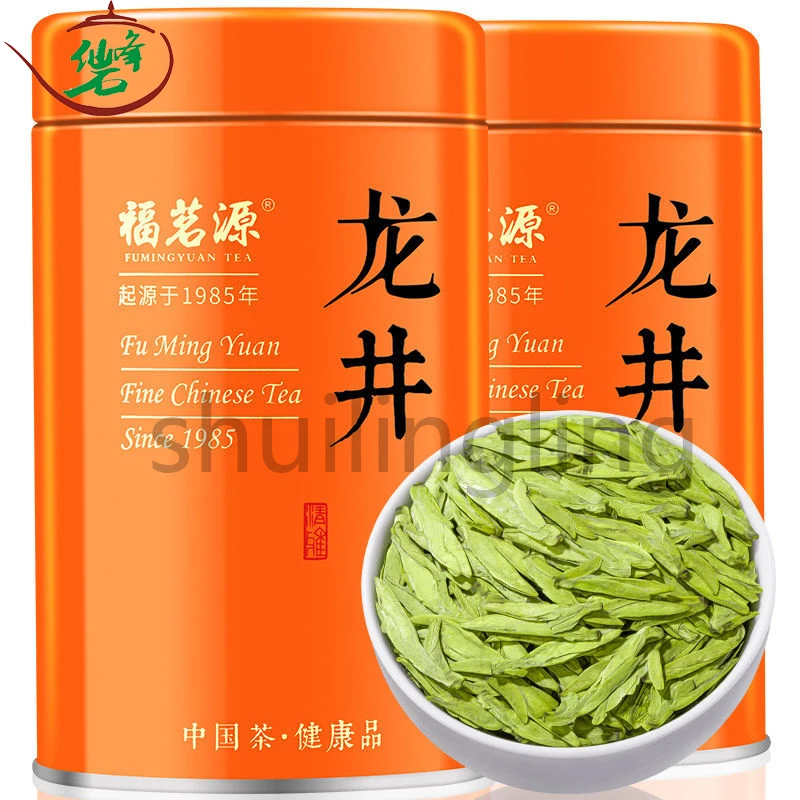 

Tea Longjing 5A+ Green Tea 2022 New Tea Authentic Longjing Luzhou Flavor Gift Box 125g/can
