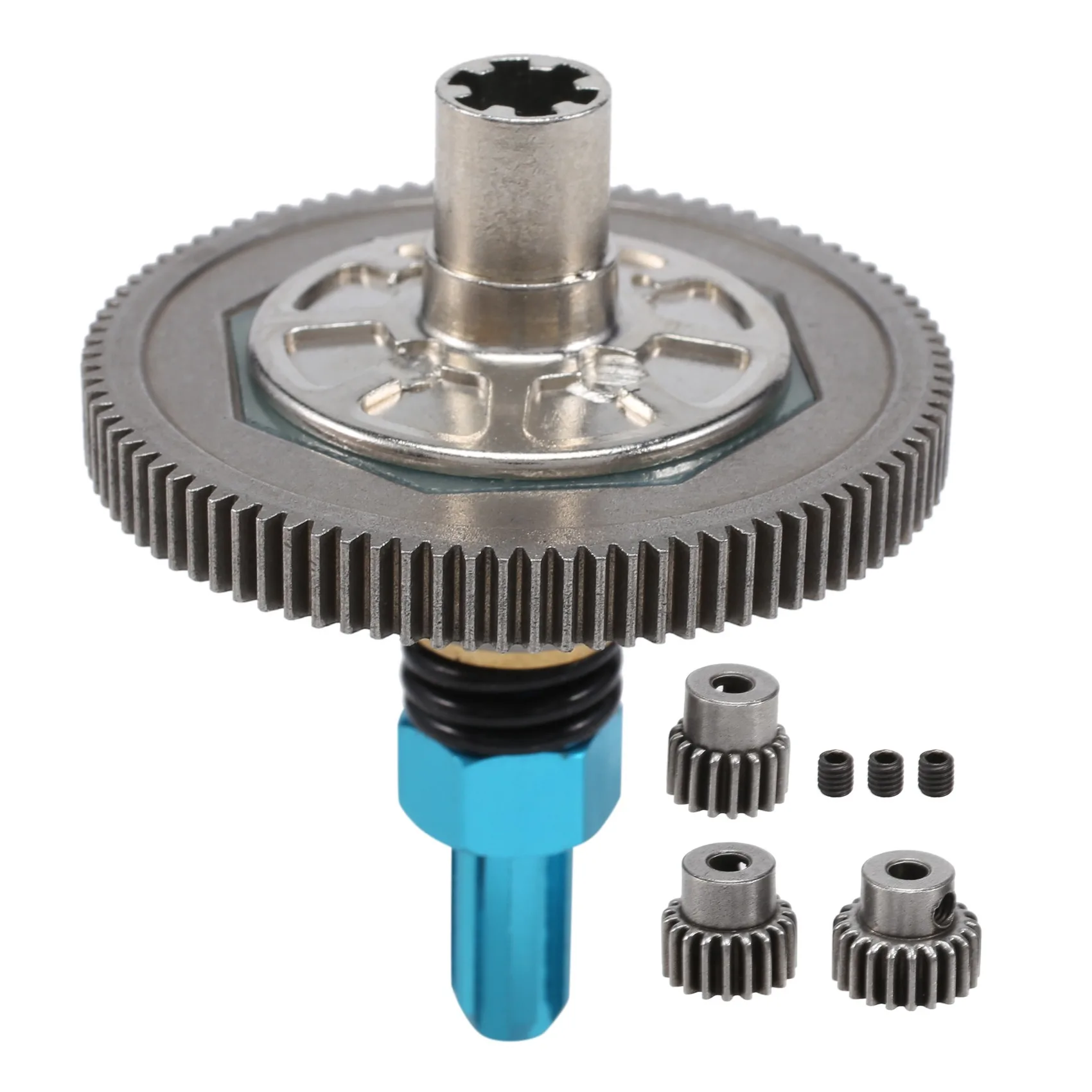 

91T прямая Шестерня сцепления тапочек 21T 19T 17T комплект шестерней для Arrma 1/10 Senton Granite Big Rock Vorteks Typhon 4X 4 части, синий