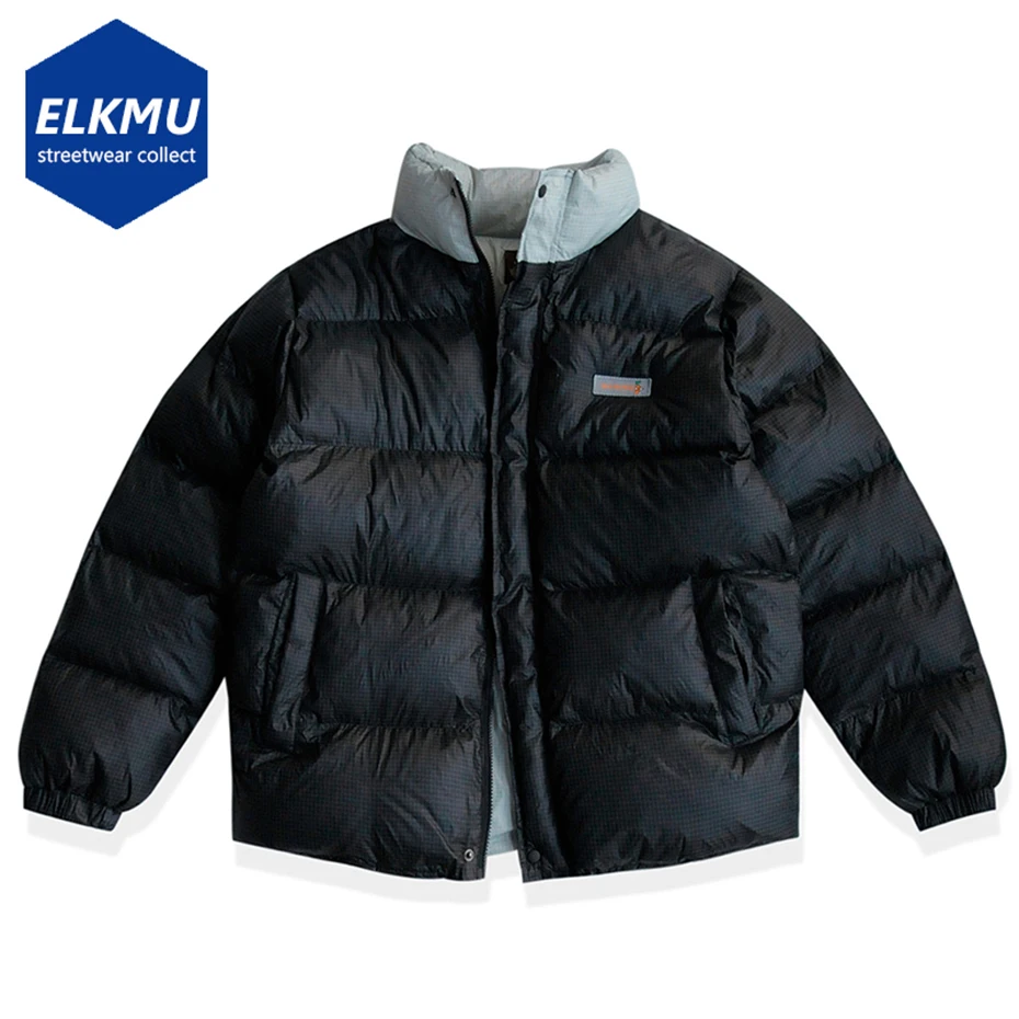 

Winter Thick Jackets Men Harajuku Streetwear Jacket Warm Parkas Heavy Coat Loose Casual Outwear