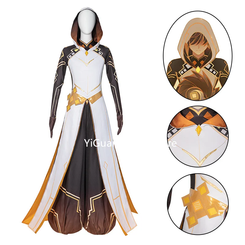 

COS Zhongli Genshin Impact God-level Clothing Morax Cosplay Lovers Full Set Game Costume Male Game Anime Role Play Outfit Pants