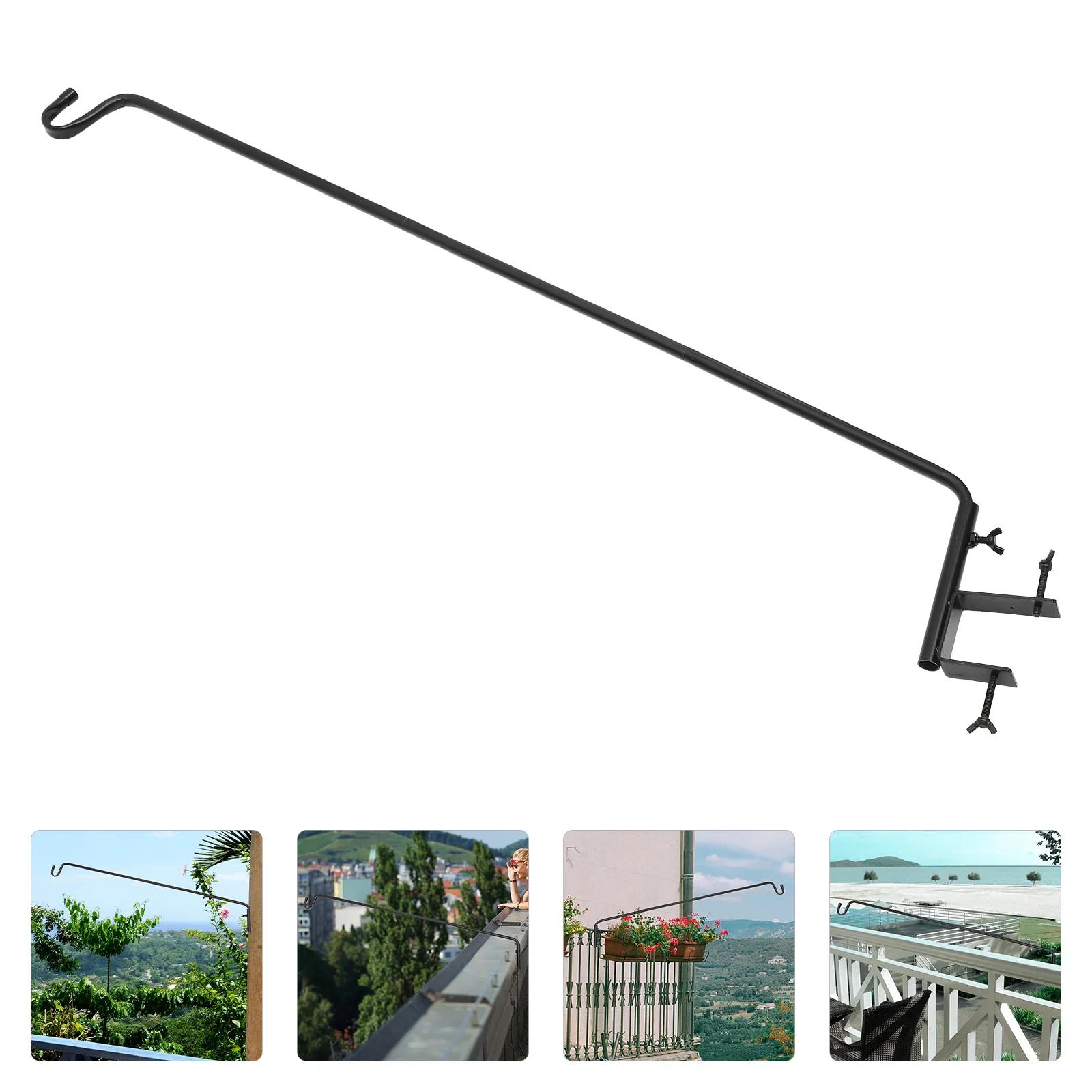 

Hook Fence Lantern Hanging Duty Heavy Light Iron Shepherd Garden Hooks Lamp Hanger Yard Stand Feeder Bird Function Multi Planter