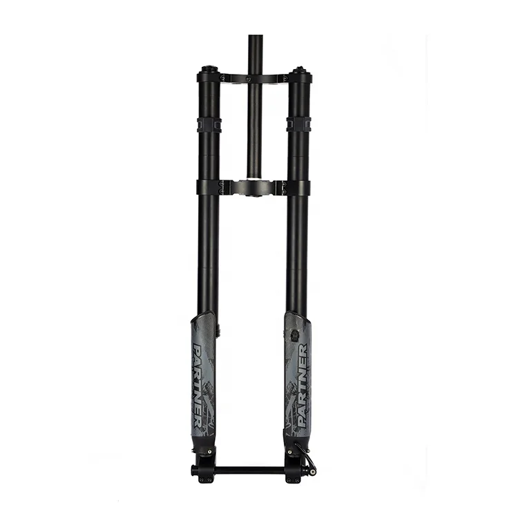 

4.0 FAT Mountain Electric Bike DH Double Crown Inverted Air Suspension Aluminum Alloy Front Fork for Downhill Bike E-bike