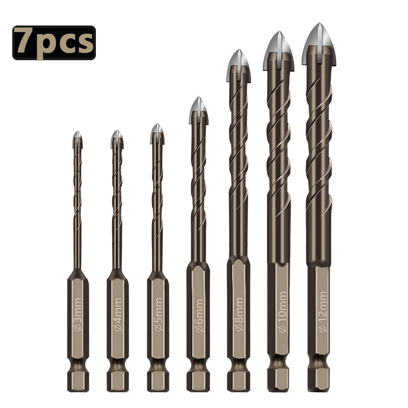 

7 шт. Колонки сверла из вольфрамовой стали louCnloin