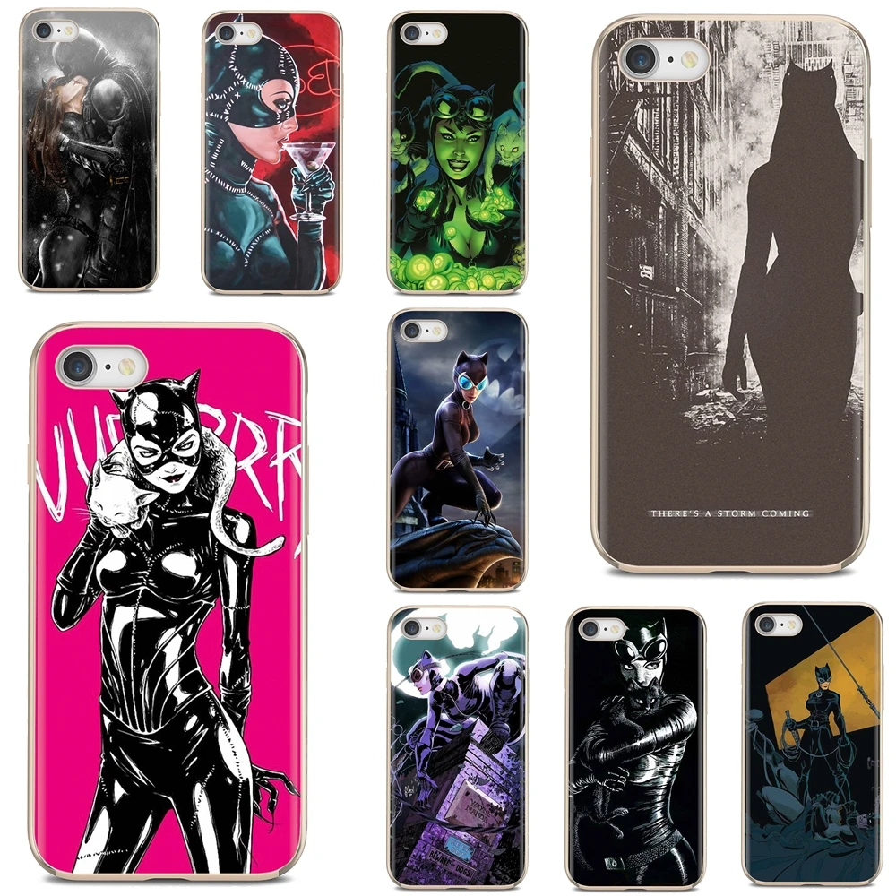 Чехол для мобильного телефона с героями мультфильмов marvel комикс Женщина-кошка