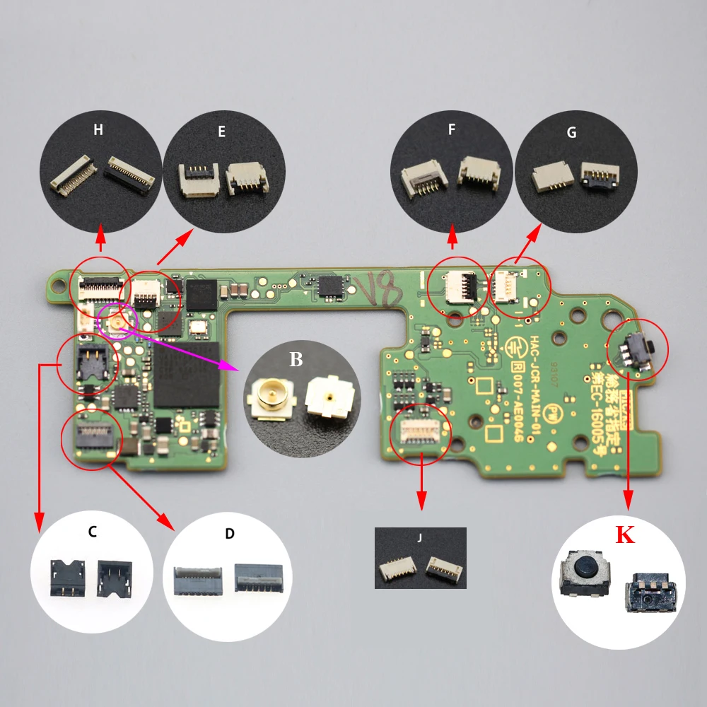 Гибкий кабель для коммутатора NS Joy-Con 10 шт
