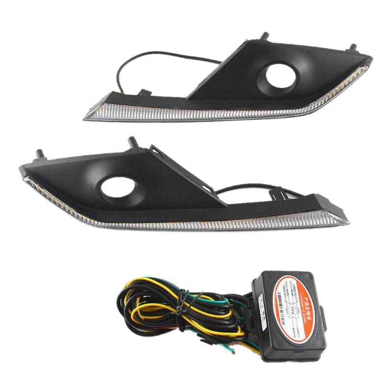 Дневной свет для автомобиля дневные ходовые огни задняя фара с желтым указателем