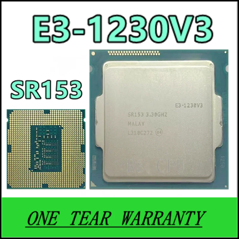 

E3-1230 v3 E3 1230 v3 E3 1230v3 E3-1230V3 SR153 3.3 GHz Quad-Core Eight-Thread CPU Processor 8M 80W LGA 1150
