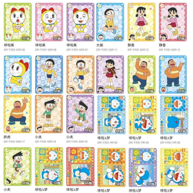 Фото Оригинальный набор коллекционных карт KAYOU Doraemon Time Adventure Fantasy Pack Vol1, официальный подарочный набор для фанатов №2