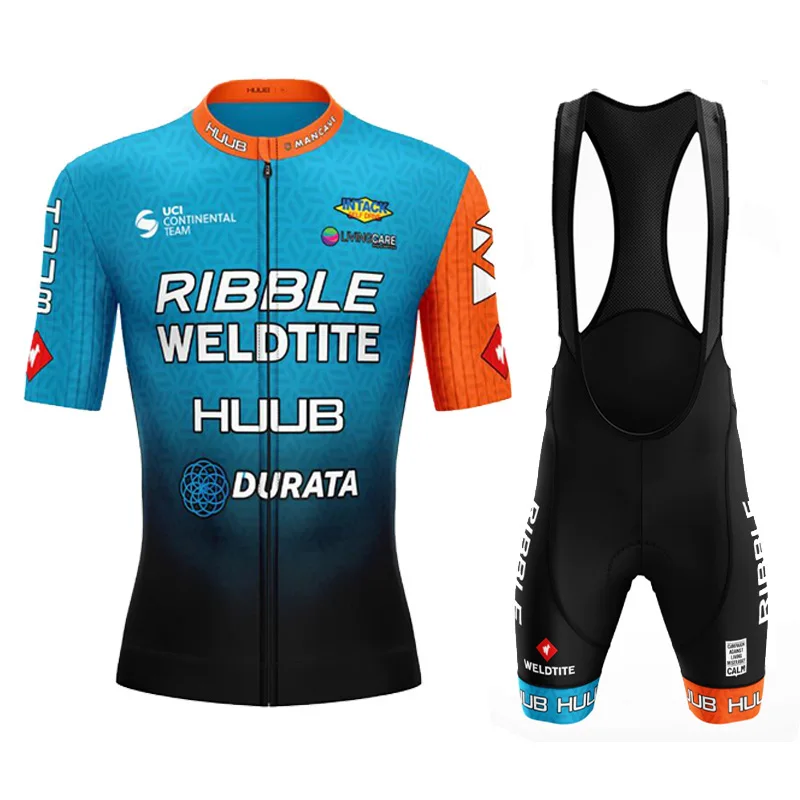 

2022 HUUB Cycling Jersey Set Ribble Weldtite Cycling Clothing Men Road Bike Shirts Suit Bicycle Bib Shorts Ropa Ciclismo Maillot