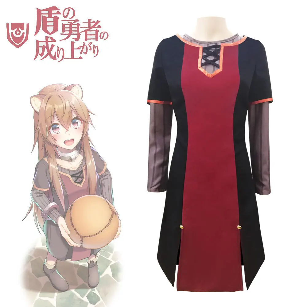 

Raphtalia Cosplay Costume The Rising of the Shield Hero Anime Tate no Yuusha no Nariagari Raphtalia Warrior Dress Carnival Women