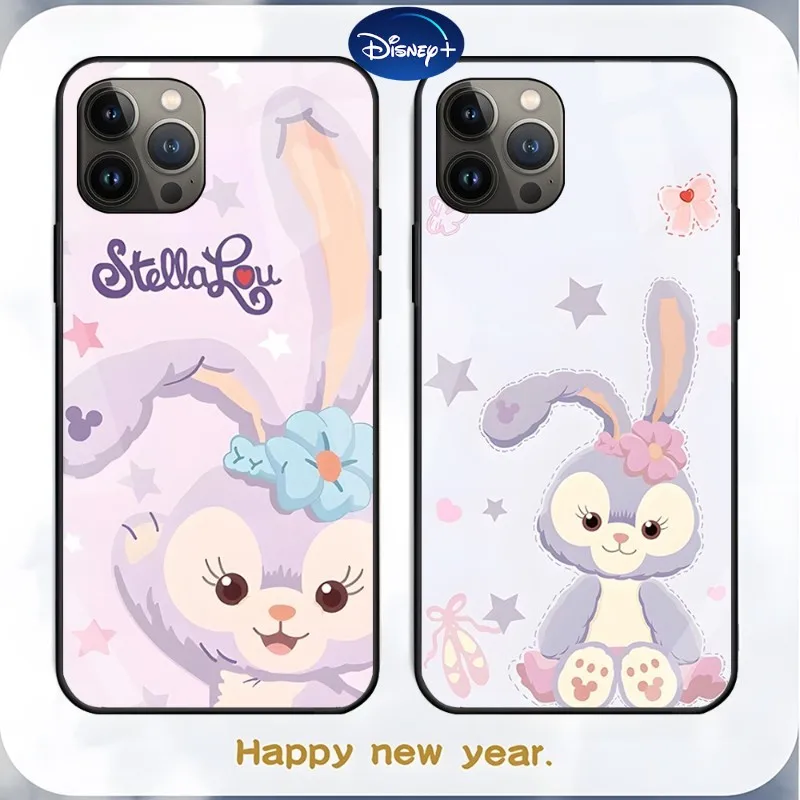 

Disney StellaLou Phone Case Tempered Glass For IPhone 13 12 11 Pro Max Mini X XR XS Max 8 7 6s Plus SE 2020 Shell Fundas