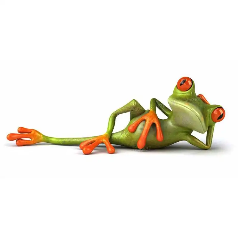 

Наклейка на автомобиль с лягушкой, виниловая наклейка, водостойкая наклейка на заднее окно, мотоцикл, кемпер, бампер, грузовик, украшение для ноутбука Y111