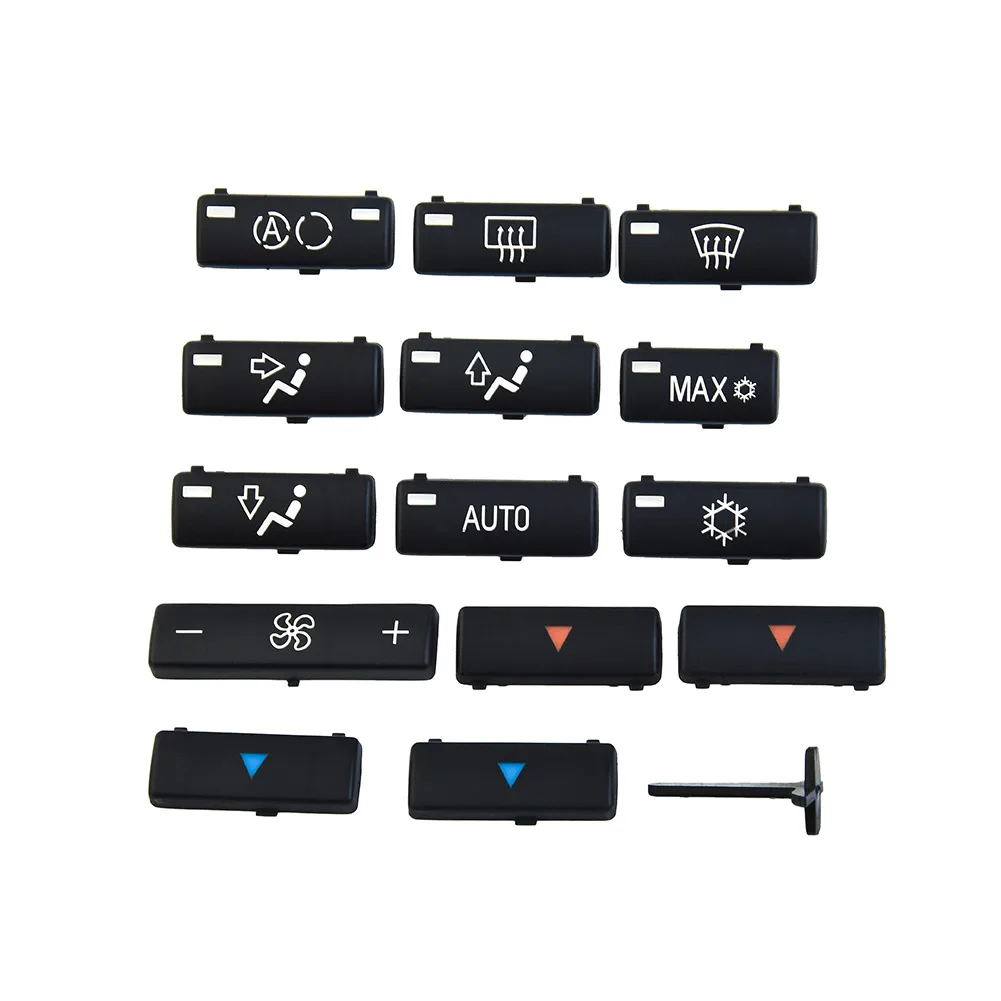 

Protector Ac climate control Air Conditioning Black Button Cover Parts